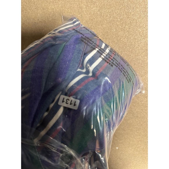 Chaps Ralph Lauren Mens L Striped Button Down Shirt Long Sleeve Casual Classic - Picture 9 of 9